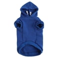 thumbnail image 1 of Unique Bargains Soft Pet Clothes Sweatshirt with Hat, Dog Pullover Hoodies Outfits Blue M, 1 of 7