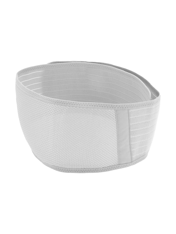 Soft Pregnancy Belly Band Adjustable Belly Band for Women Light Gray Large