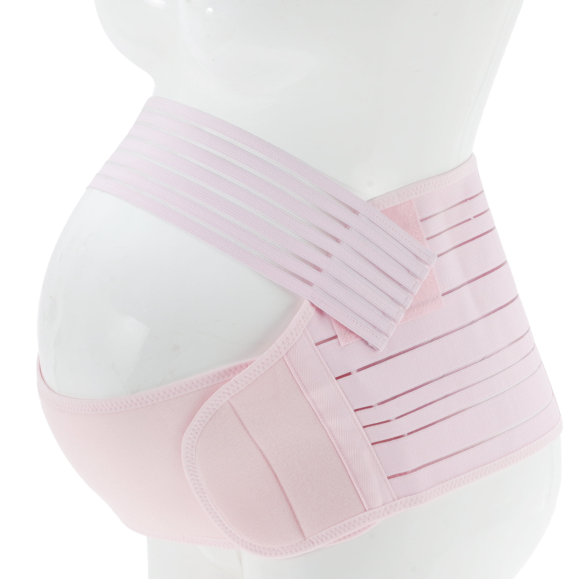 Soft Pregnancy Belly Band Adjustable for Women 1 Set Medium Pink