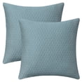 thumbnail image 1 of Unique Bargains Soft Set of 2 Modern Geometric Cushion Cases Cover Blue 18" x 18", 1 of 6