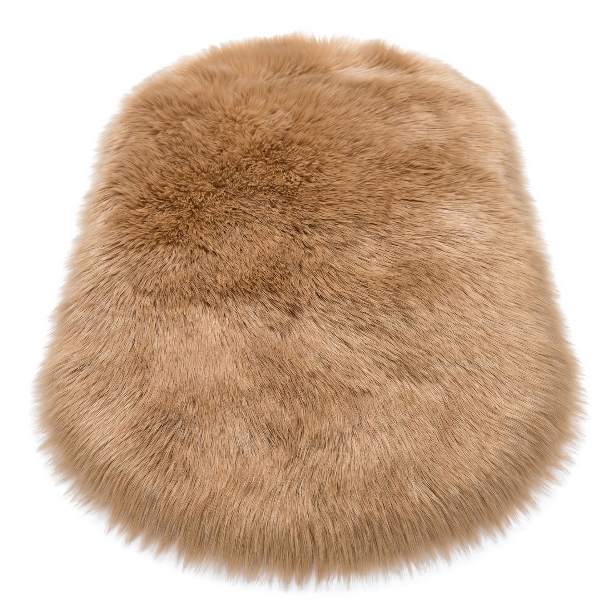 Unique Bargains Shaggy Area Rug Ultra Fluffy Non-Slip Fuzzy Carpet 32" x 20" Khaki