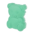 thumbnail image 1 of Unique Bargains Soft Silicone Body Shower Scrubber Brushes Deep Green, 1 of 7