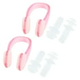 thumbnail image 1 of Unique Bargains Soft Silicone Swimming Ear Plugs + Nose Clip Combo Set w Storage Box for Swimmers, 1 of 2