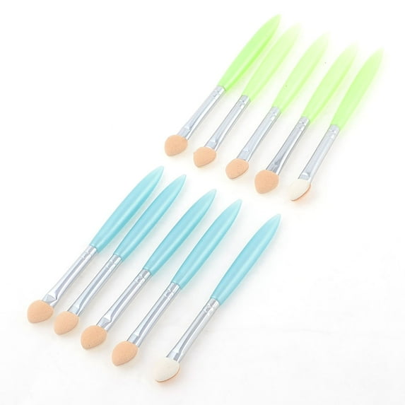 Unique Bargains Soft Silky Eyeshadow Brush Makeup Foundation Brushes 10 Pcs