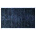 thumbnail image 1 of Unique Bargains Soft Stripe Bathroom Rug Rubber Backing Quick Dry Bath Rug Blue 20" x 32", 1 of 7
