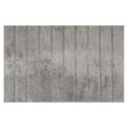 thumbnail image 1 of Unique Bargains Soft Stripe Bathroom Rug Rubber Backing Quick Dry Bath Rug Grey 20" x 32", 1 of 7