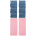 thumbnail image 1 of Unique Bargains Soft Striped Hand Towel 14" x 30" 4 Pcs Blue/Pink, 1 of 8