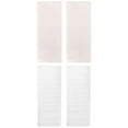 thumbnail image 1 of Unique Bargains Soft Striped Hand Towel 14" x 30" 4 Pcs White/Beige, 1 of 8