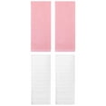 thumbnail image 1 of Unique Bargains Soft Striped Hand Towel 14" x 30" 4 Pcs White/Pink, 1 of 8
