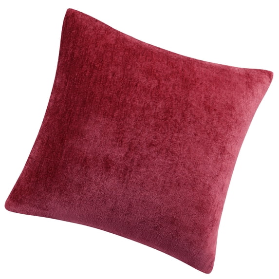 Unique Bargains Soft Water Repellent Throw Pillow Covers Burgundy 16"x16"