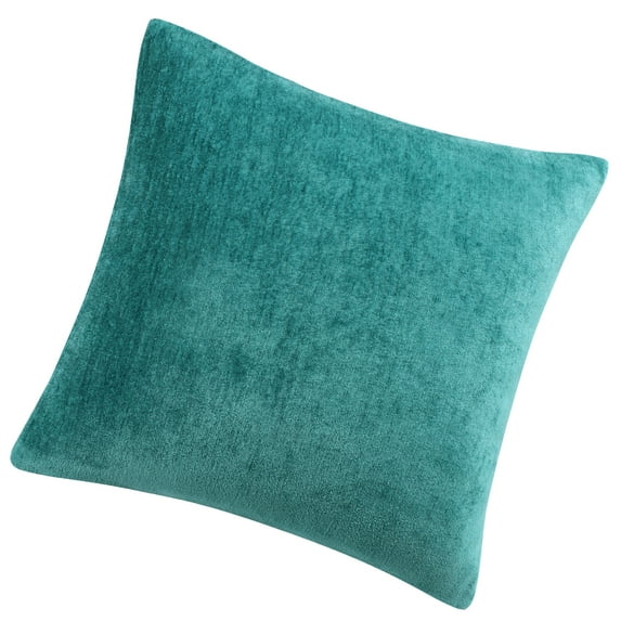 Unique Bargains Soft Water Repellent Throw Pillow Covers Peacock Blue 20"x20"
