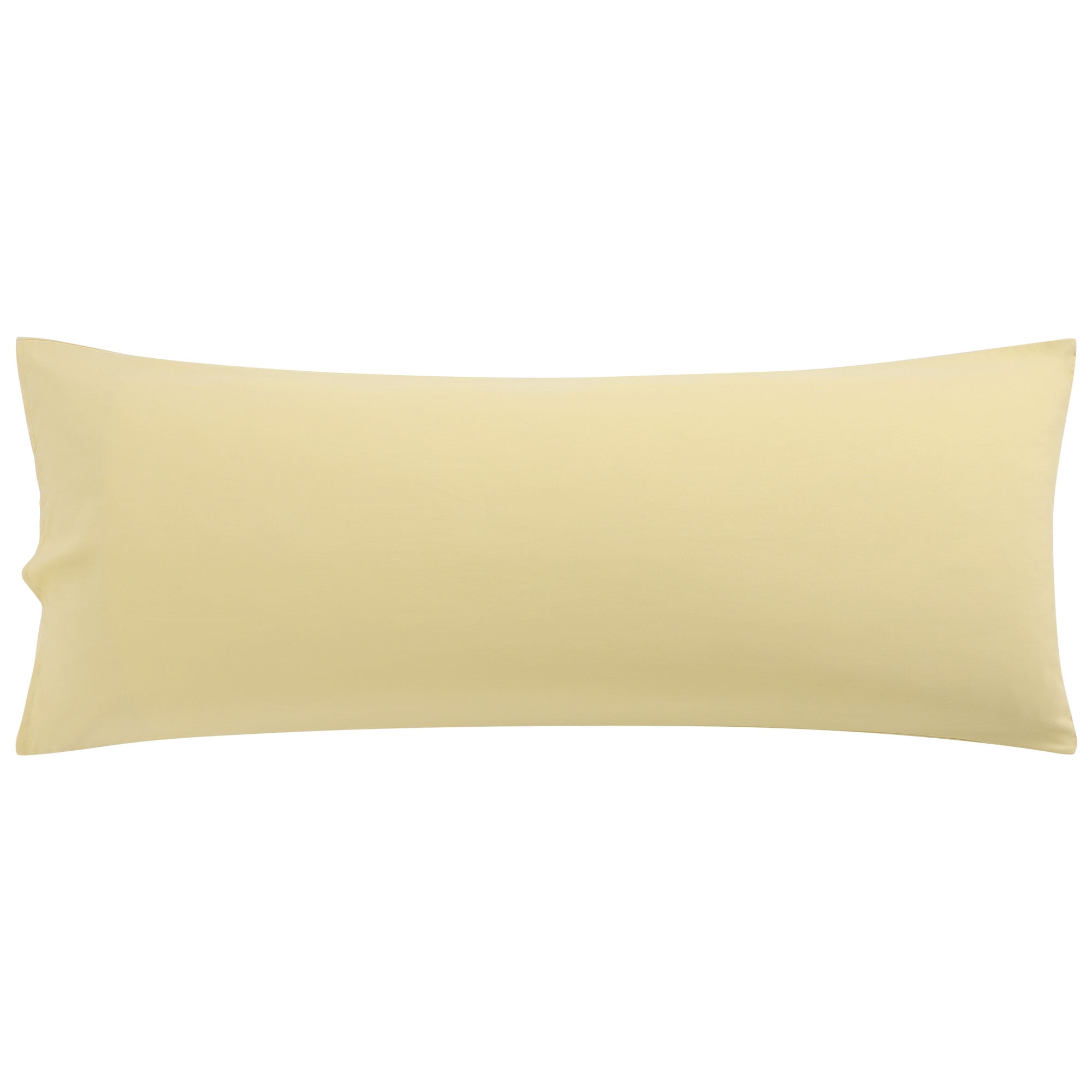 Unique Bargains Solid 90GSM Microfiber Body Pillow Case, 20" x 60", Gold