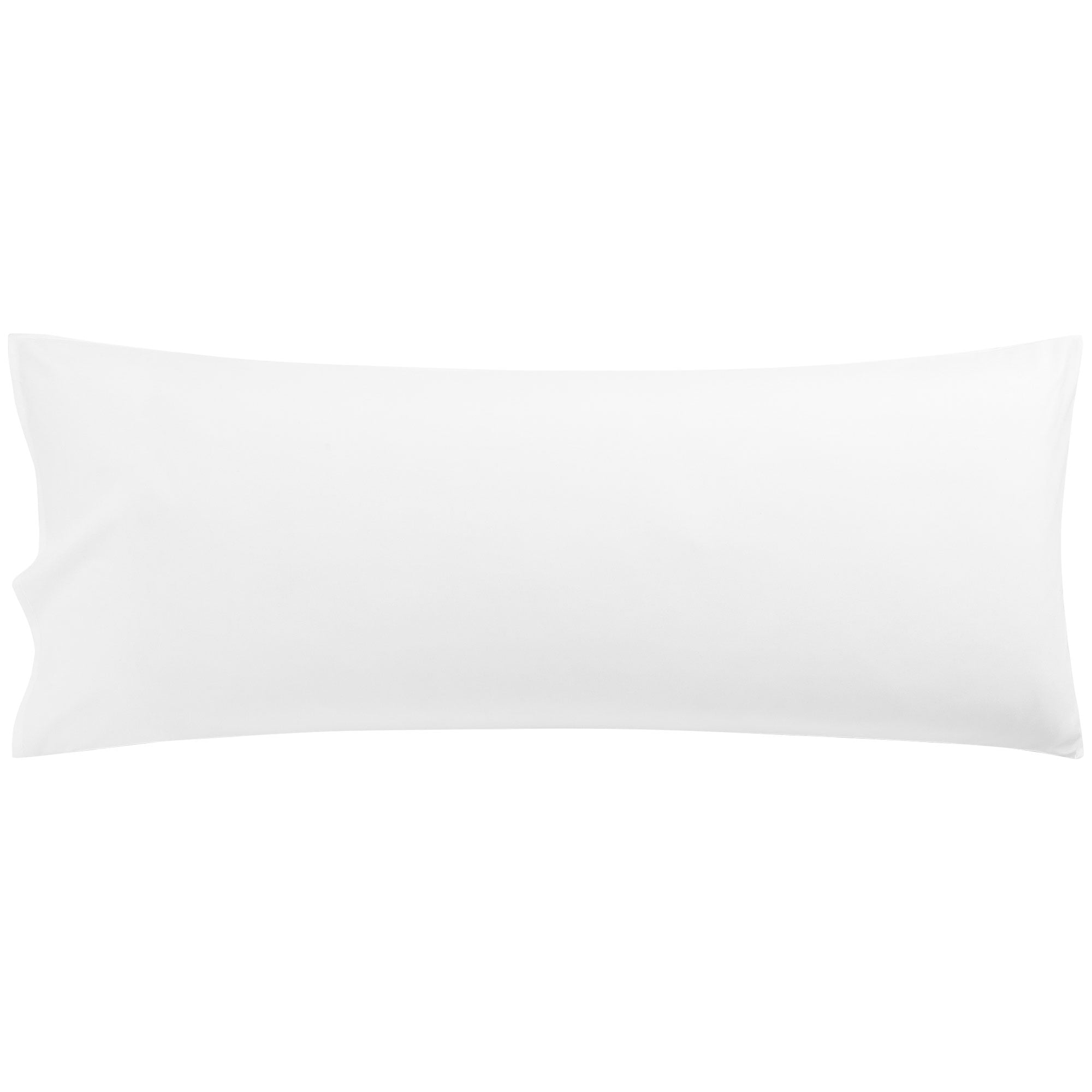 Unique Bargains Solid 90GSM Microfiber Body Pillow Case White 20" x 54