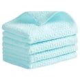 thumbnail image 1 of Unique Bargains Solid Bathroom Hand Towel Cotton Hand Towel Set for Kitchen Green 4-Piece, 1 of 5