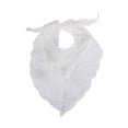 thumbnail image 1 of Unique Bargains Solid Color French Lace Triangle Bandana 1 Pc Pure White, 1 of 5