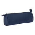 thumbnail image 1 of Unique Bargains  Solid Color Round Stationery Bags with Zipper Navy Blue, 1 of 6