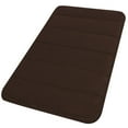 thumbnail image 1 of Unique Bargains Solid Contemporary Memory Foam Bath Rug Coffee 24"x16", 1 of 8