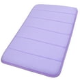 thumbnail image 1 of Unique Bargains Solid Contemporary Memory Foam Bath Rug Purple 32"x20", 1 of 8
