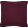 thumbnail image 1 of Unique Bargains Solid Decorative Throw Pillow Cover 18" x 18" Burgundy, 1 of 8
