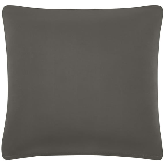 Unique Bargains Solid Decorative Throw Pillow Cover 18" x 18" Gray