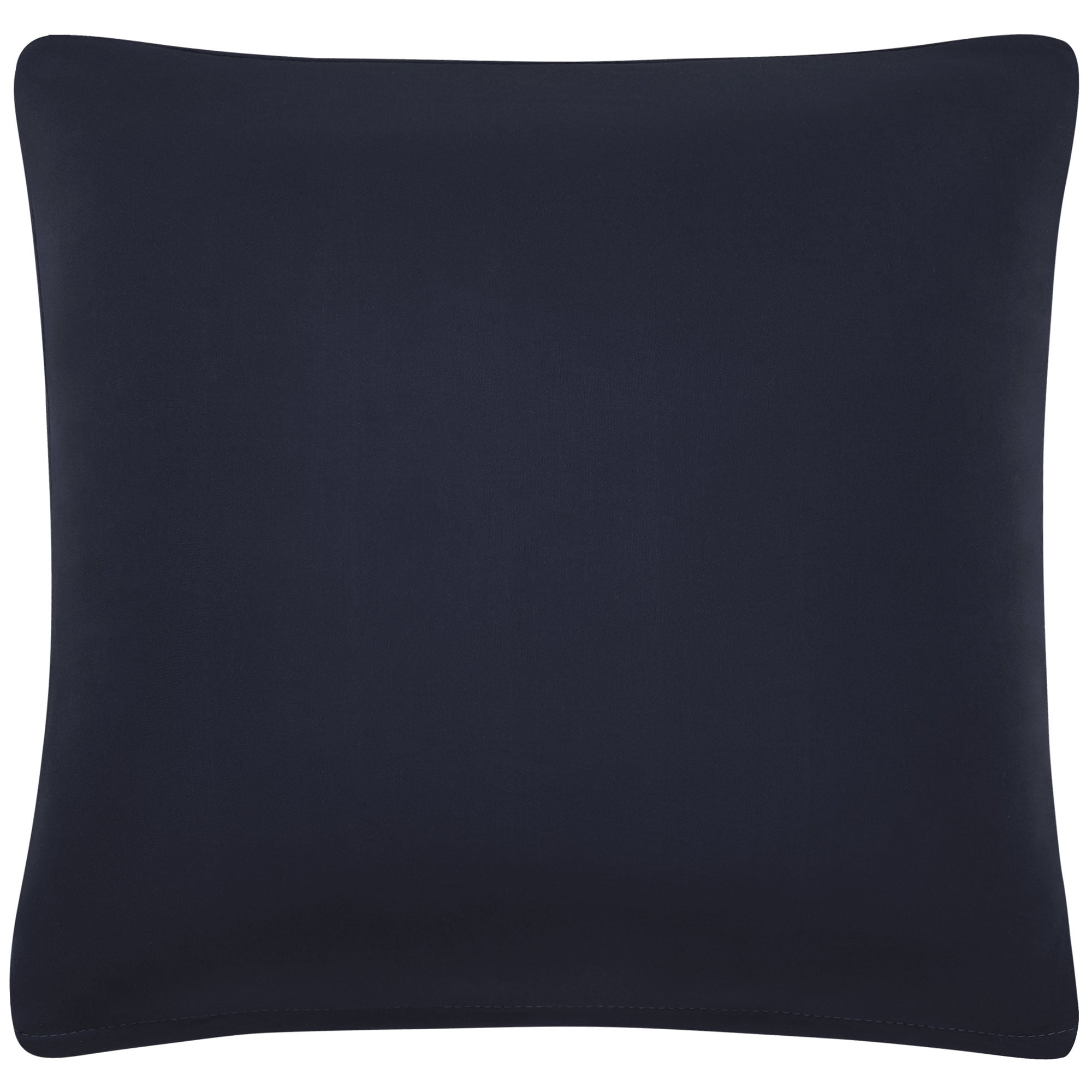Unique Bargains Solid Decorative Throw Pillow Cover 18" x 18" Navy Blue