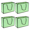 thumbnail image 1 of Unique Bargains Solid Gift Bags 4 Pcs for All Occasions Green, 1 of 5