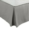 thumbnail image 1 of Unique Bargains Solid Pleated Ruffle Bed Skirt 14" Drop Queen Gray, 1 of 8