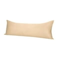 thumbnail image 1 of Unique Bargains Silky Satin Zippered Body Pillow Cover, 21" x 54", Champagne, 1 of 7