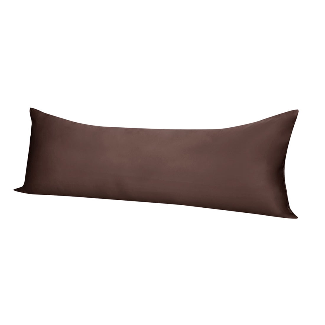 Unique Bargains Solid Print Woven Pillowcases, Body Pillow, Brown