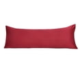 thumbnail image 1 of Unique Bargains Solid Print Woven Pillowcases, Body Pillow, Red, 1 of 2