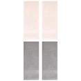 thumbnail image 1 of Unique Bargains Solid Striped Cotton Hand Towel Set 13" x 29" Pink/Grey 4 Pack, 1 of 5