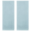 thumbnail image 1 of Unique Bargains Solid Striped Decorative Hand Towels Set of 2 Blue 14" x 30", 1 of 4