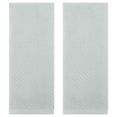 thumbnail image 1 of Unique Bargains Solid Striped Decorative Hand Towels Set of 2 Grey 14" x 30", 1 of 4