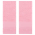 thumbnail image 1 of Unique Bargains Solid Striped Hand Towels Set of 2 Pink 14" x 30", 1 of 4