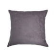 thumbnail image 1 of Unique Bargains Solid Velvet Soft Square 80/20 Viscose Throw Pillow Covers 18" x 18" Steel, 1 of 6