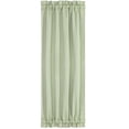 thumbnail image 1 of Unique Bargains Solid Window French Door Curtain Panel Light Green 25" x 72", 1 of 8