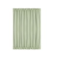 thumbnail image 1 of Unique Bargains Solid Window French Door Curtain Panel Light Green 54" x 72", 1 of 8