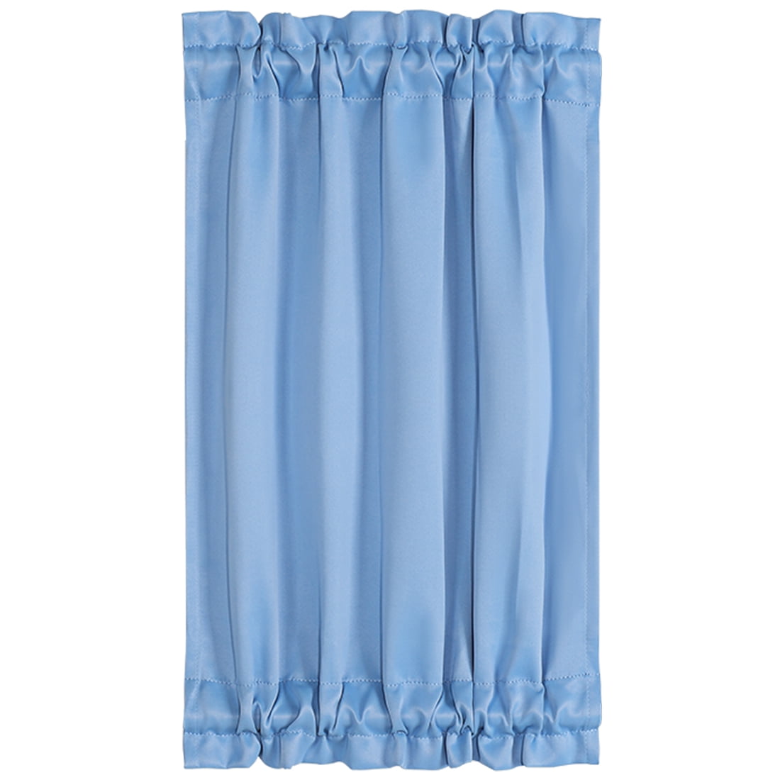Unique Bargains Solid Window French Door Curtain Panel Sky Blue 25" x 40"