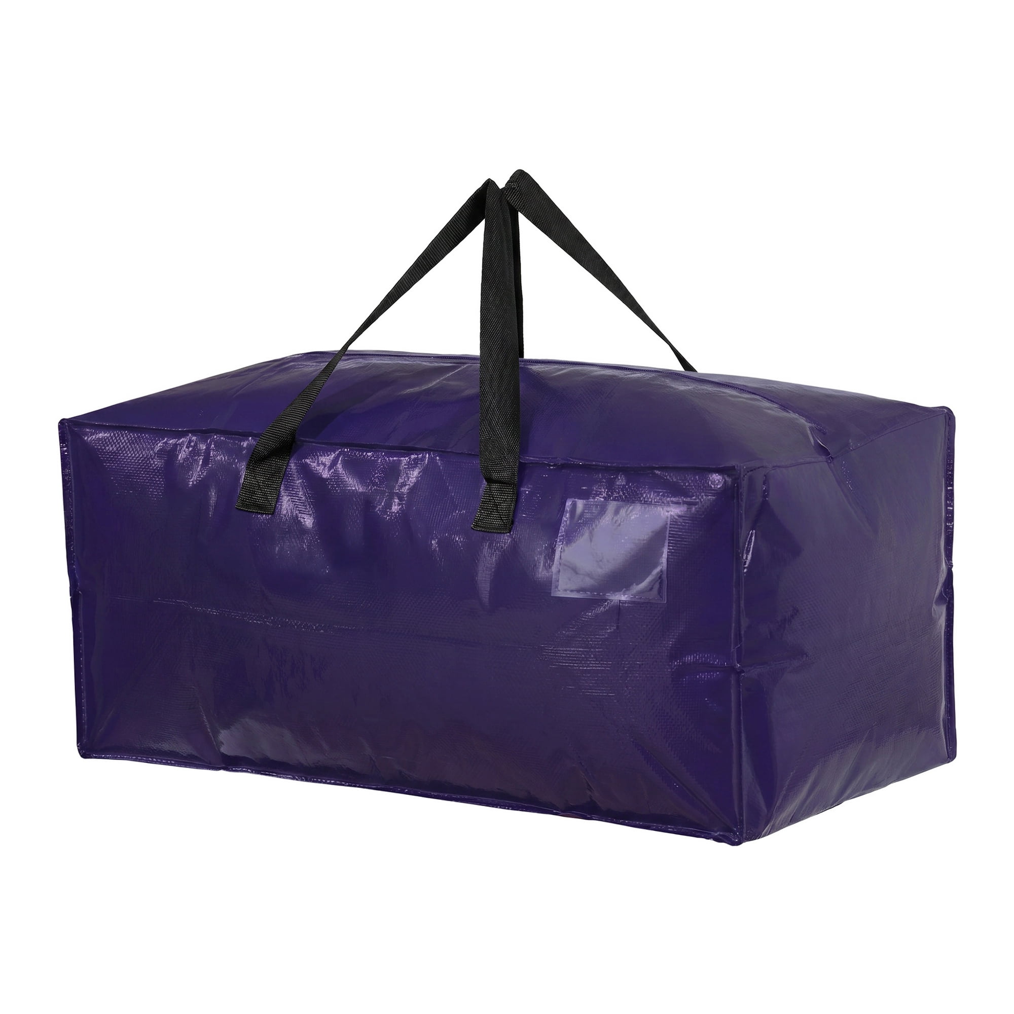 Unique Bargains Spacious PP Packing Bag with Zipper Closure Dark Blue 29.1"x13.0"x14.6"