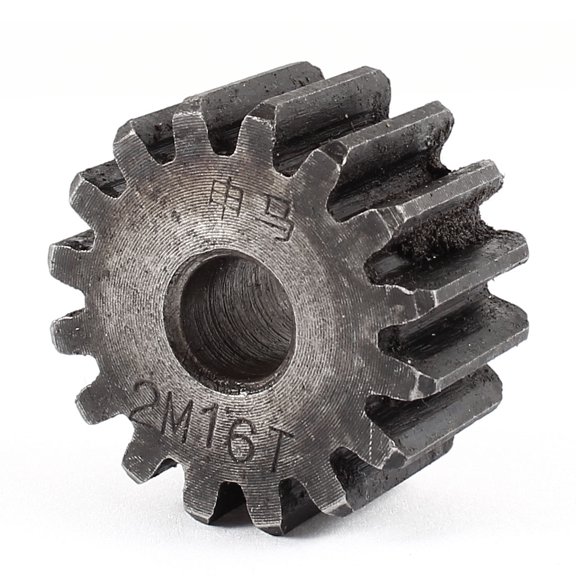 Unique Bargains Spare Part Module 2 16T Gray Spur Gear Wheel 10x35x20mm for Straight Grinder