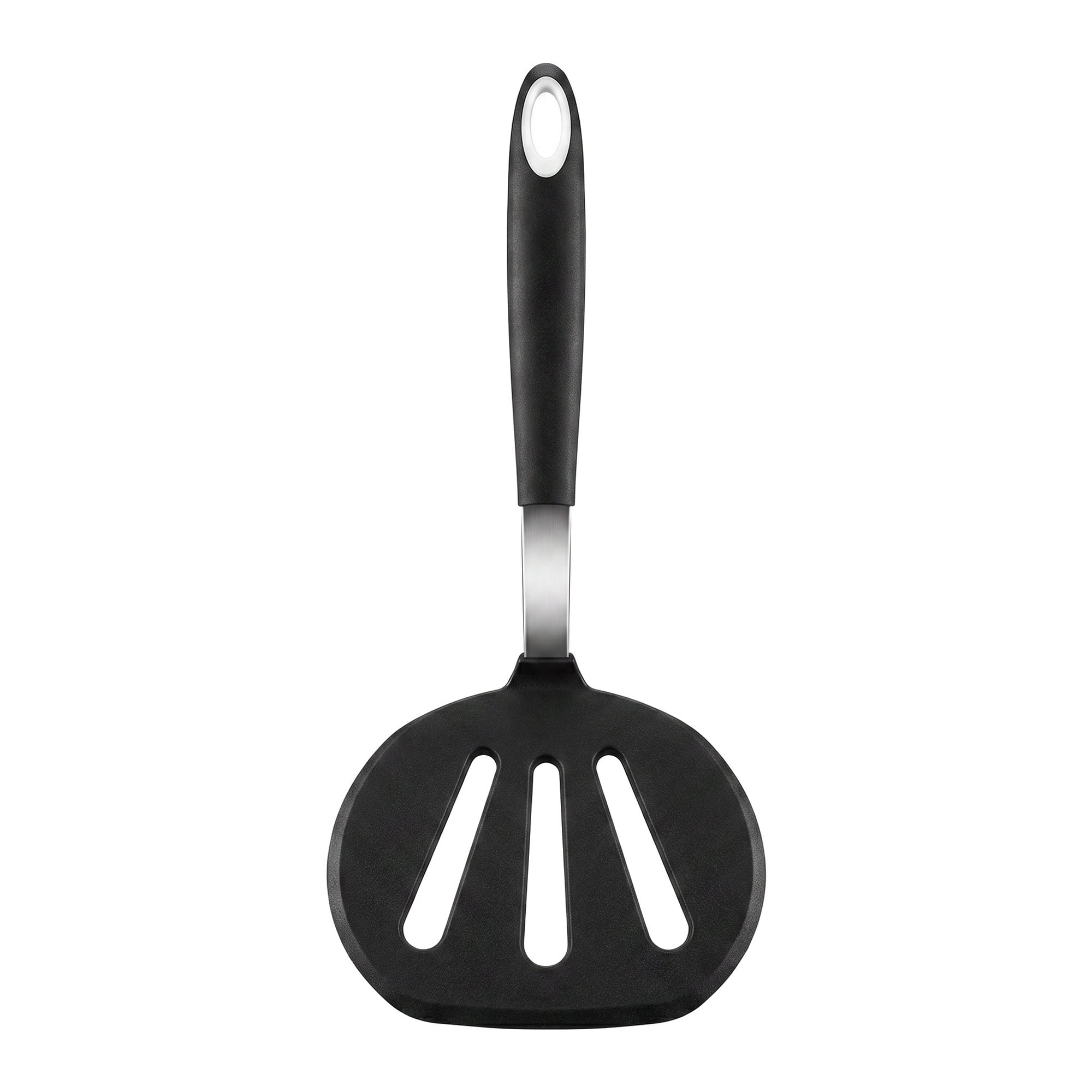 Unique Bargains Spatula Set with Rubber Tips for Non-Stick Cooking Black 12.8x5.7 inch