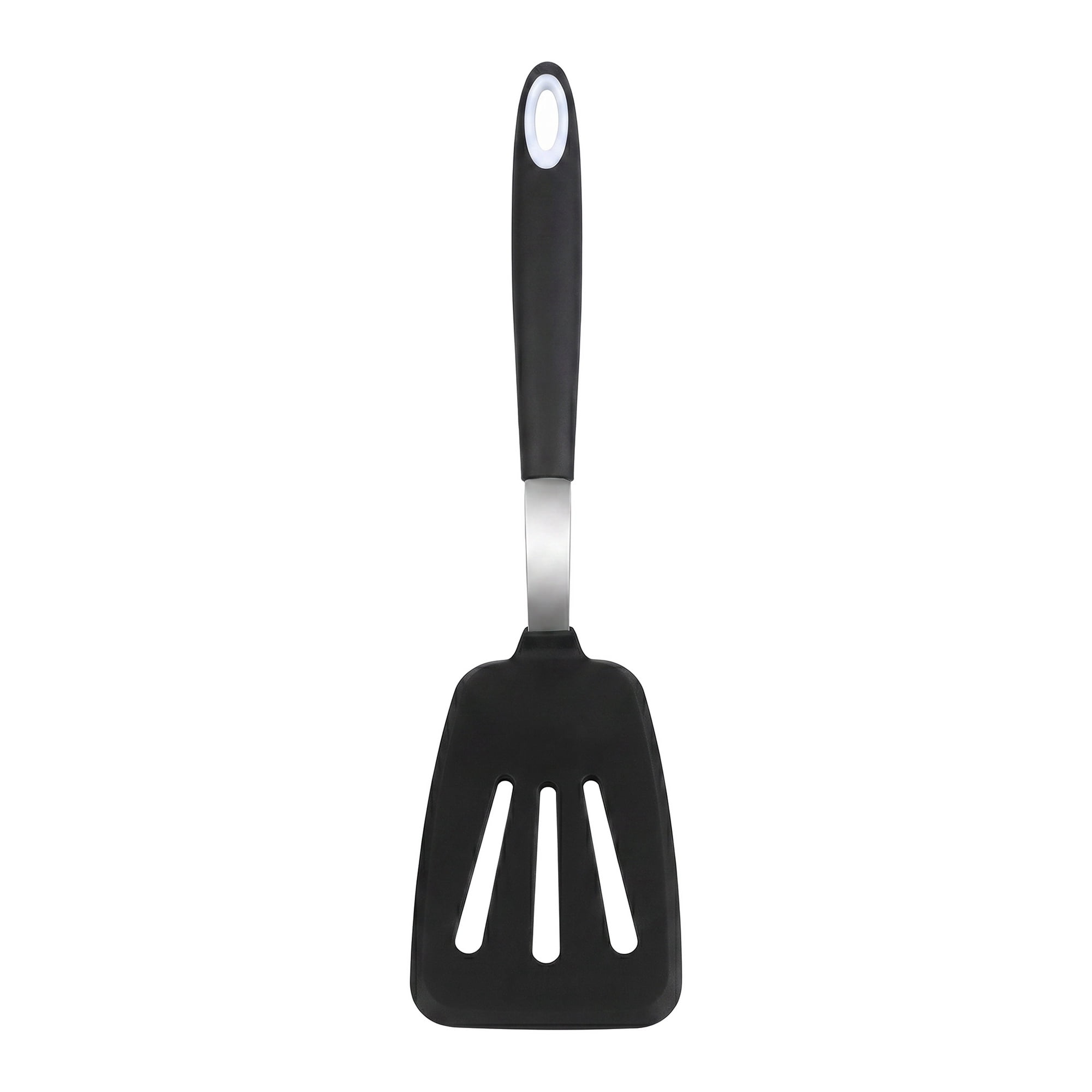 Unique Bargains Spatula Set with Rubber Tips for Non-Stick Cooking Black 13.6x3.7 inch