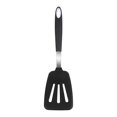 thumbnail image 1 of Unique Bargains Spatula Set with Rubber Tips for Non-Stick Cooking Black 13.6x3.7 inch, 1 of 5