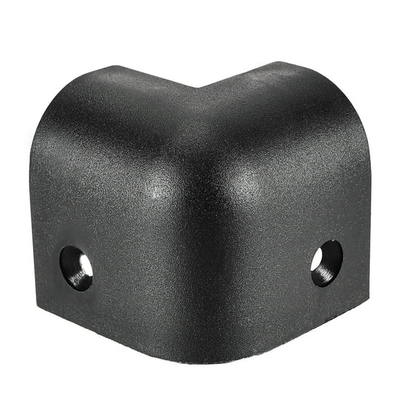 Unique Bargains Speaker Corner Protector Polypropylene Edge Corner Speaker Stackable 1.34''x1.34''x1.26'' Black 8pcs