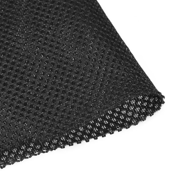 Unique Bargains Speaker Mesh Grill Stereo Box Fabric Dustproof 50cm x 160cm/ 20" x 63" Black