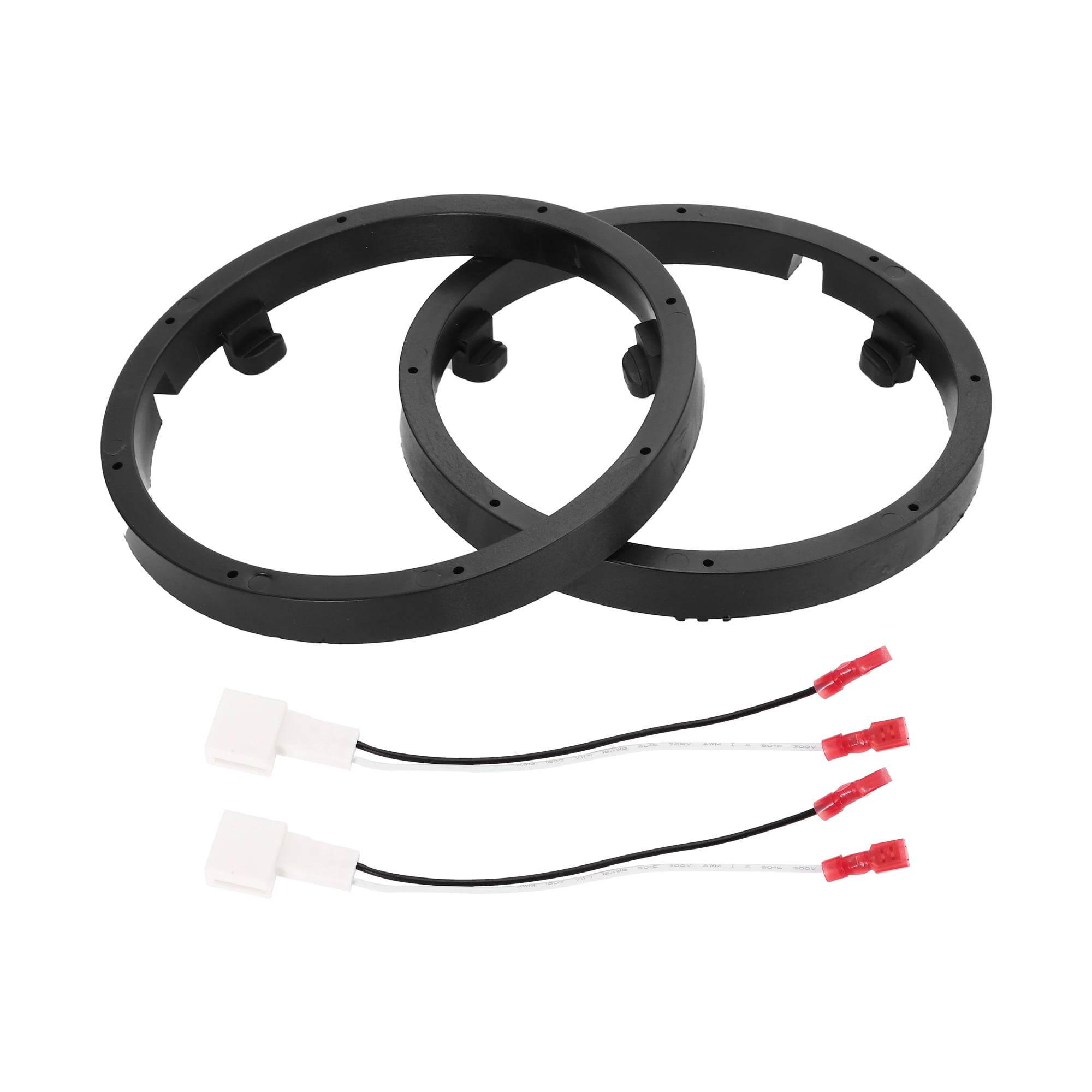 Unique Bargains Speaker Spacer Ring Adapter for Mitsubishi Lancer 2008-2017 ABS Black