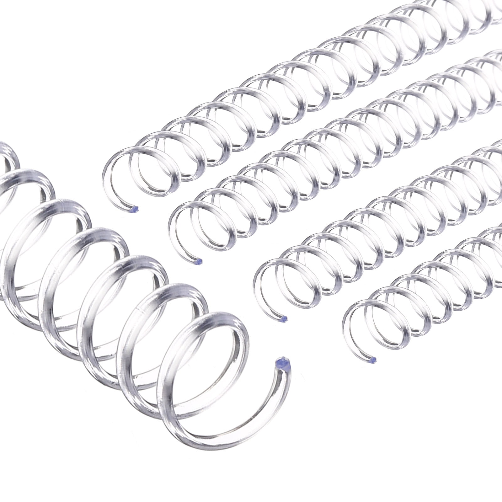 Unique Bargains Spiral Binding Coils for Sheet Capacity with 4:1 Pitch 10mm Clear