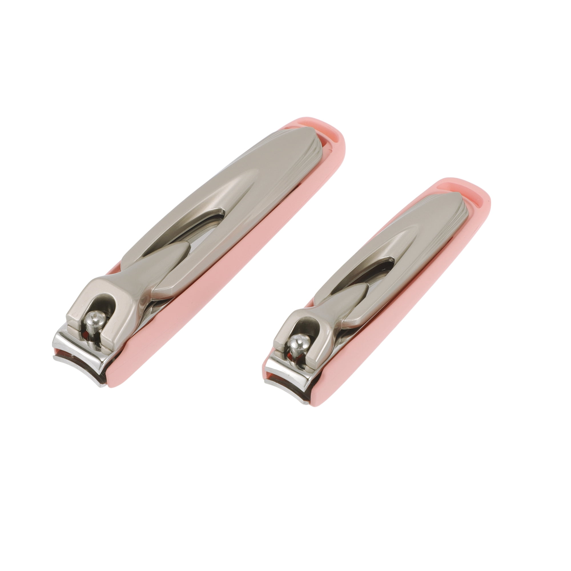 Unique Bargains Splash-proof Nail Clippers 1 Set Pink