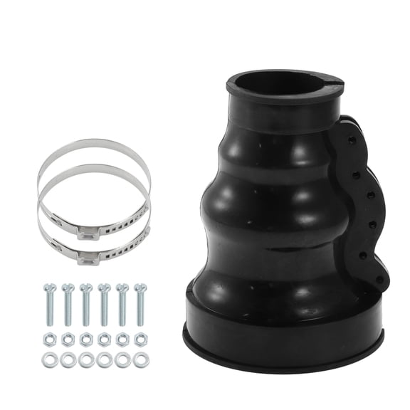 Unique Bargains Split Axle Boot Set for VW T1 B-ug Beetle 1962-1979, Protective Rear Swing Axle Boot Kit 111598021A Rubber Drive Axle Boot Drive Shaft Boot with Clamp