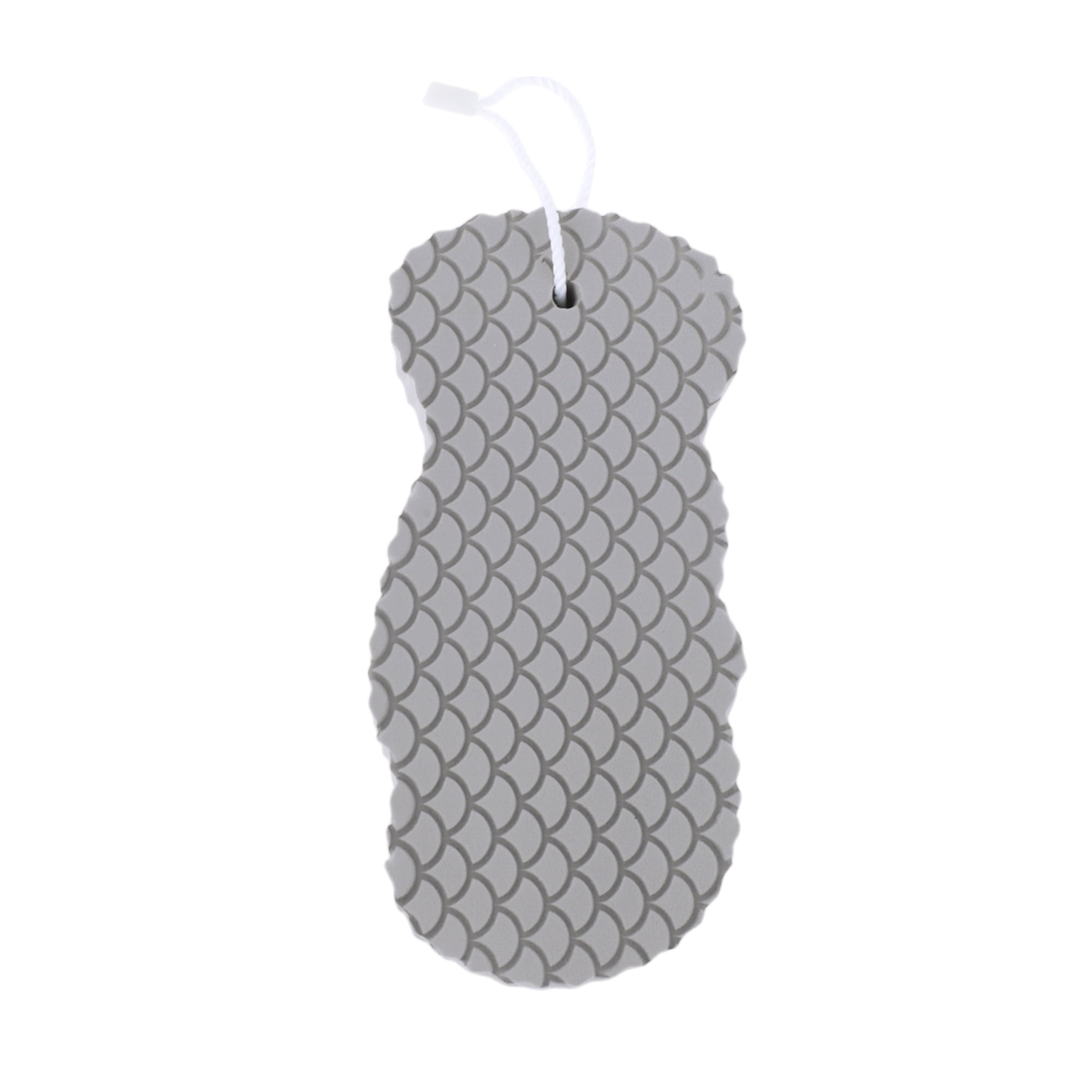Unique Bargains Sponge Brush Body Scrubber for Bathroom 5.51"x2.55"x0.98" 1 Pc Gray